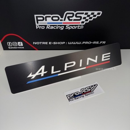 Cache plaque Alpine italique Noir Eco