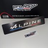 Cache plaque Alpine italique Noir Eco