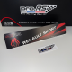 Cache plaque Renault Sport new noir Eco version dégradé rouge