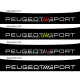 Bandeau pare soleil Peugeot Sport P sauf 208