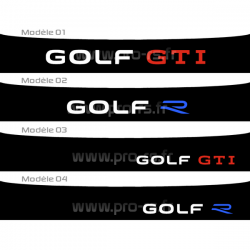 Bandeau pare soleil Volkswagen GTi et R