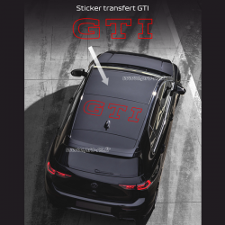 Stickers Volkswagen GTI contour
