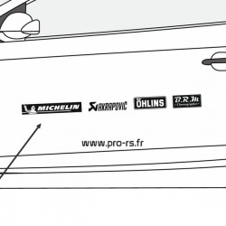 Kit stickers sponsors type Trophy-R