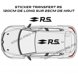 Stickers de toit Renault R.S. Performance