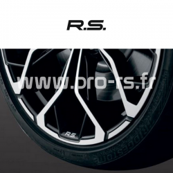 Kit 5 Stickers de jante RS Renault Sport
