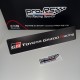 Cache plaque Peugeot Sport 2000 Noir Eco