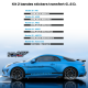 Kit 2 bandes stickers Alpine A110 A110S A110R A110GT A110GTS etc