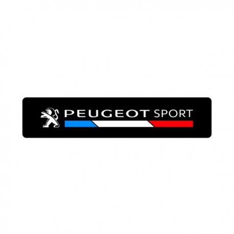Commande Client D270126 cache plaque peugeot sport