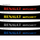 Bandeau pare soleil Renault Sport 
