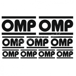 Kit 9 Stickers OMP Transfert
