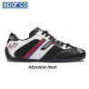 Chaussures SPARCO Time 77 en cuir et tissu pour homme BLANC
