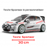 Lettrage Sponsor 30cm