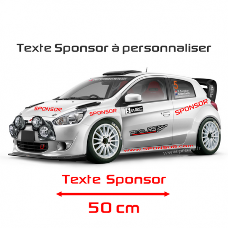 Lettrage Sponsor 50cm