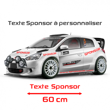 Lettrage Sponsor 60cm