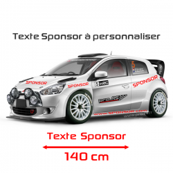 Lettrage Sponsor 140cm