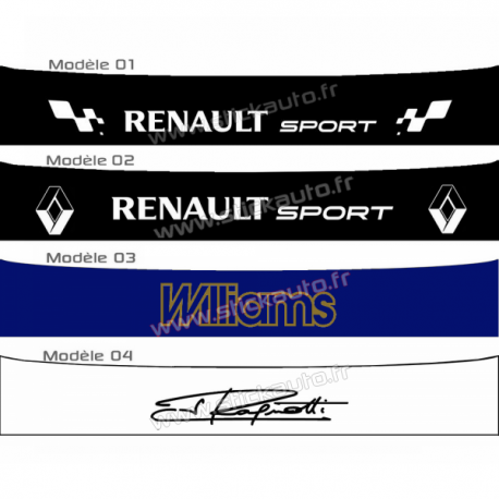 Bandeau pare soleil Renault Sport E