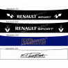 Bandeau pare soleil Renault Sport E