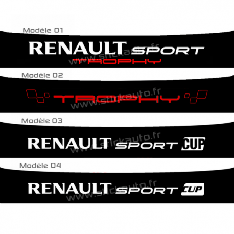 Bandeau autocollant pare soleil auto renault f1 - Équipement auto