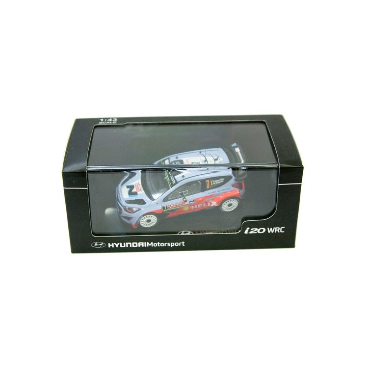 Miniature HYUNDAI MOTORSPORT I20 WRC n°7 1/43ème 