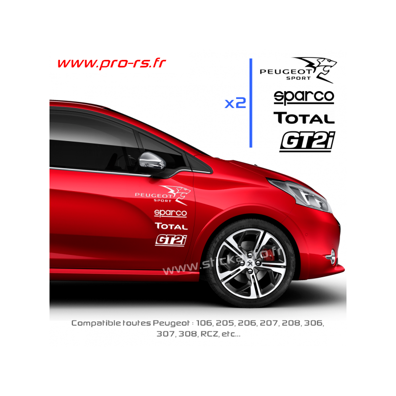 Sticker autocollant logo peugeot 2021 - Impression du Languedoc