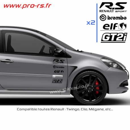 Sticker et autocollant deco renault sport