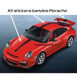 Kit stickers bandes Porsche