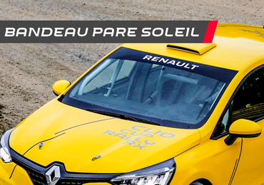 Bandeau pare soleil Renault Alpine compétition